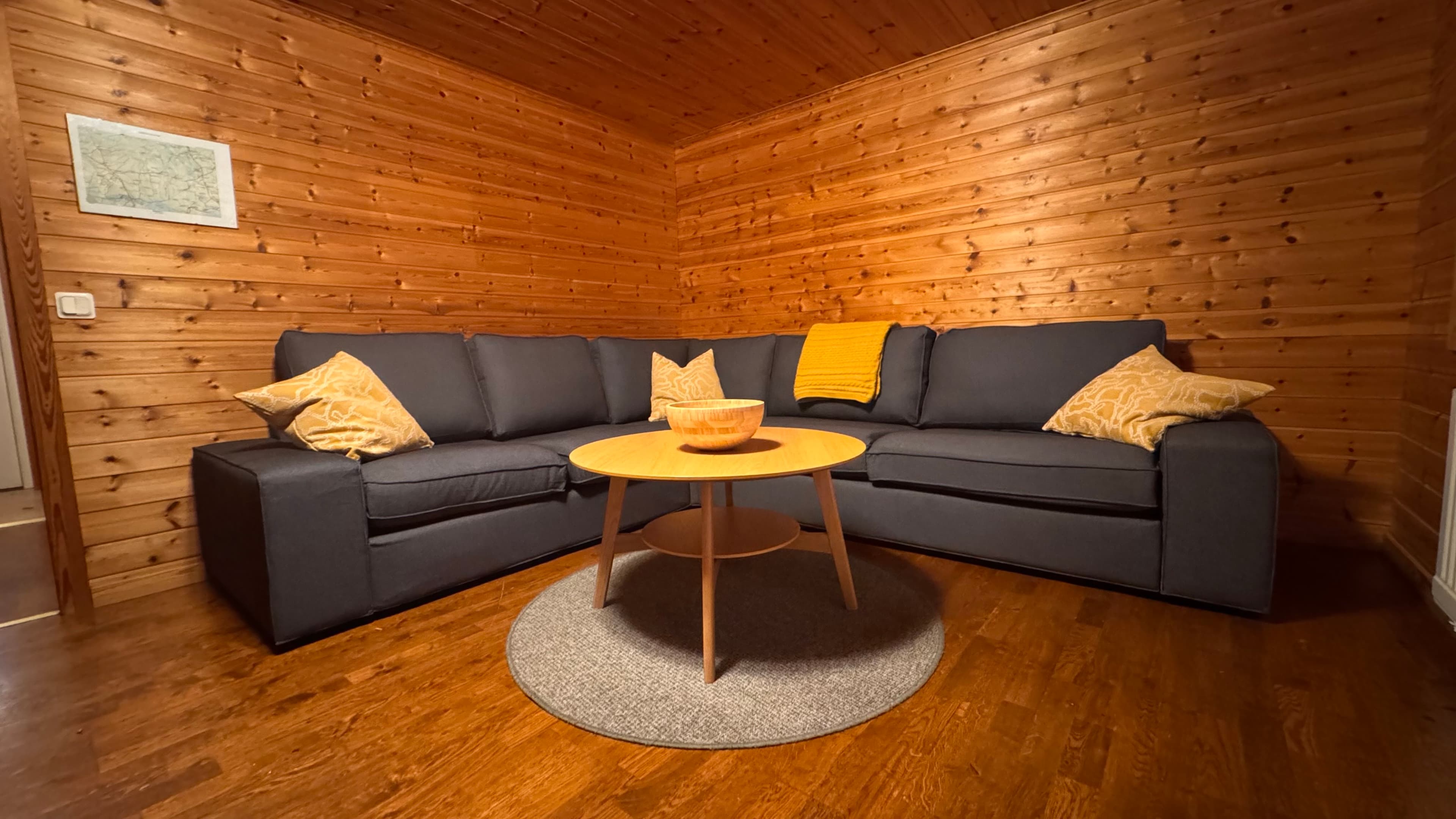 Skogshuset (86 m²) Wohnraum