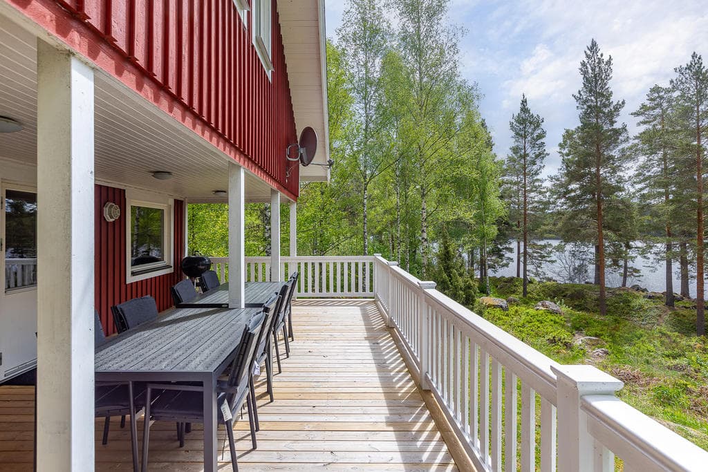 Skogshuset (86 m²) Terrasse